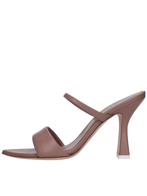 Leather mules 3JUIN | LEDA 095 SYRIA PULPNATURE